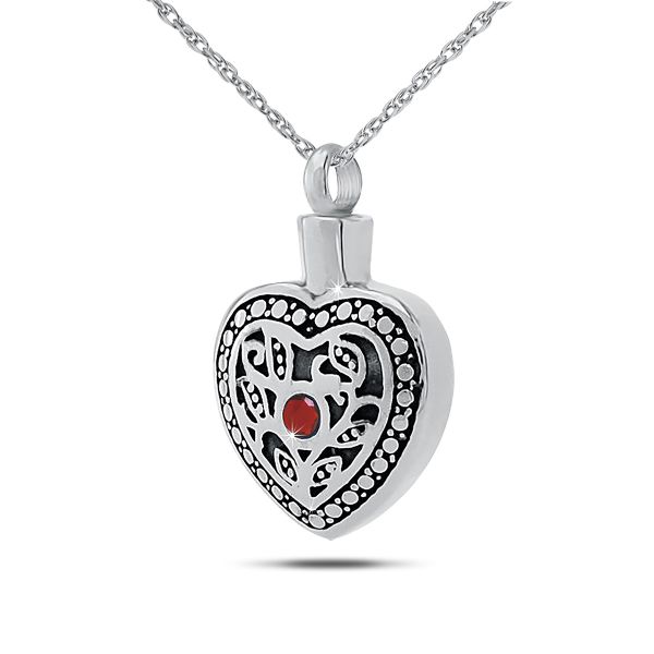 October w/ Opal Sterling Silver Keepsake