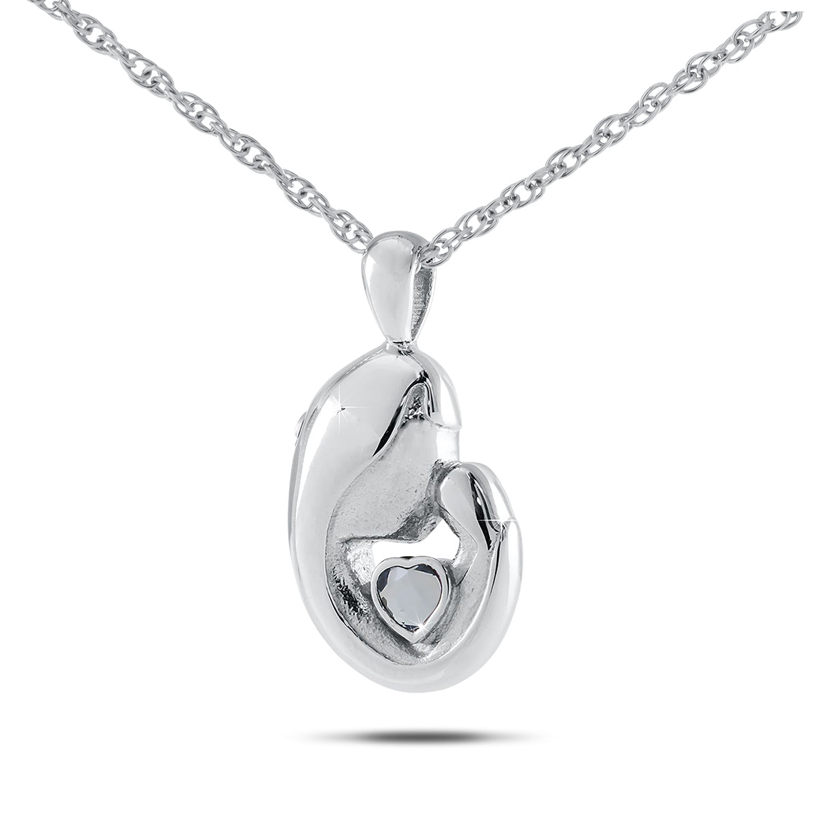 June w/ Alexandrite Stainless Steel Keepsake